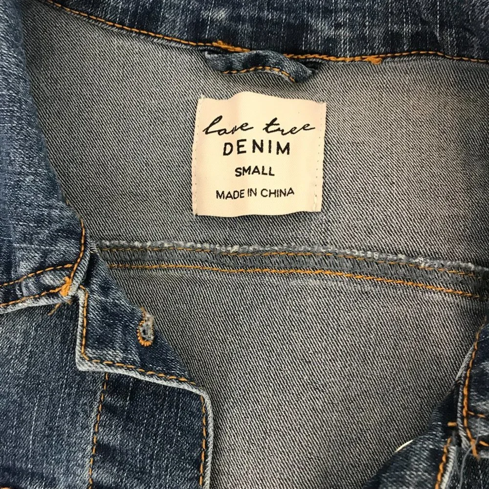 Love Tree Denim Jacket | Blue | Small